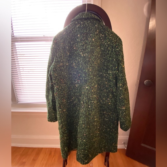 J. Crew Daphne Topcoat in Italian Tweed Green Wool - Picture 6 of 10